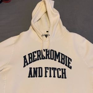 Light Cream-colored Abercrombie & Fitch Hoodie